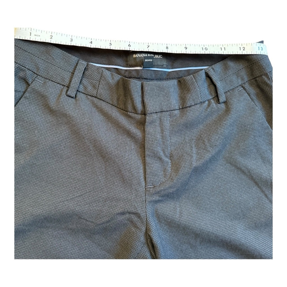Women's Banana Republic Martin Fit Pants Size 4P Gray & Black - Picture 10 of 11